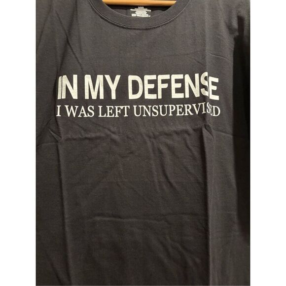 In my defense, I was left unsupervised T-shirt size Large - Picture 2 of 2